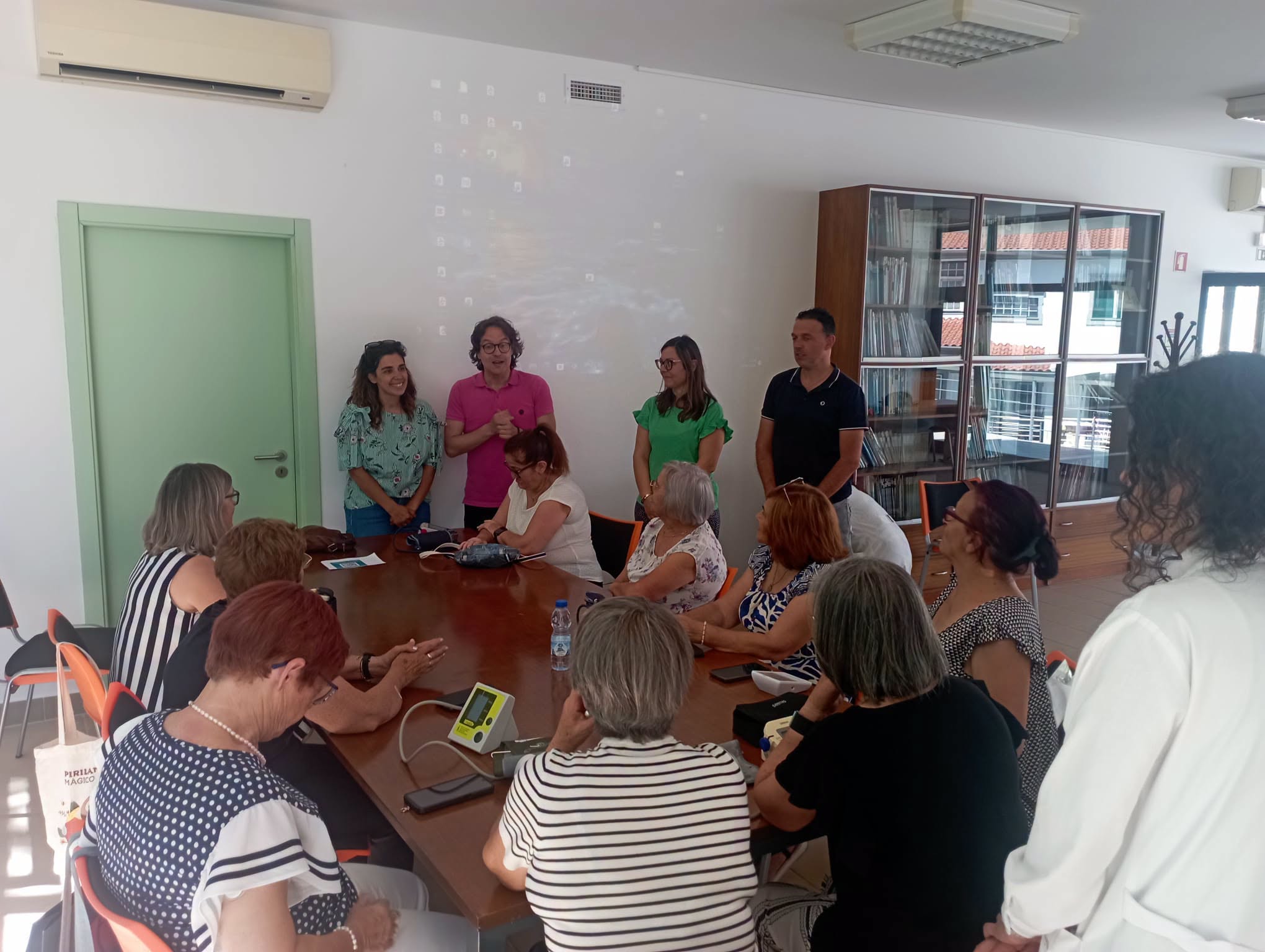 Sessão de sensibilização “Medir a tensão arterial”