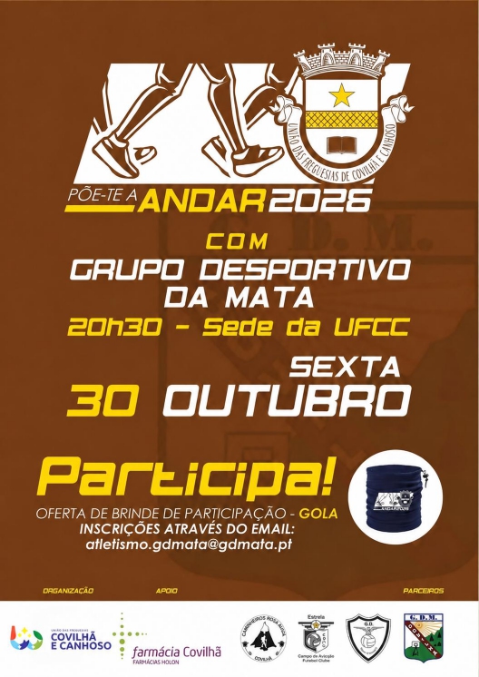 PÕE-TE A ANDAR 2026 | 4.ª E ÚLTIMA CAMINHADA DO ANO
