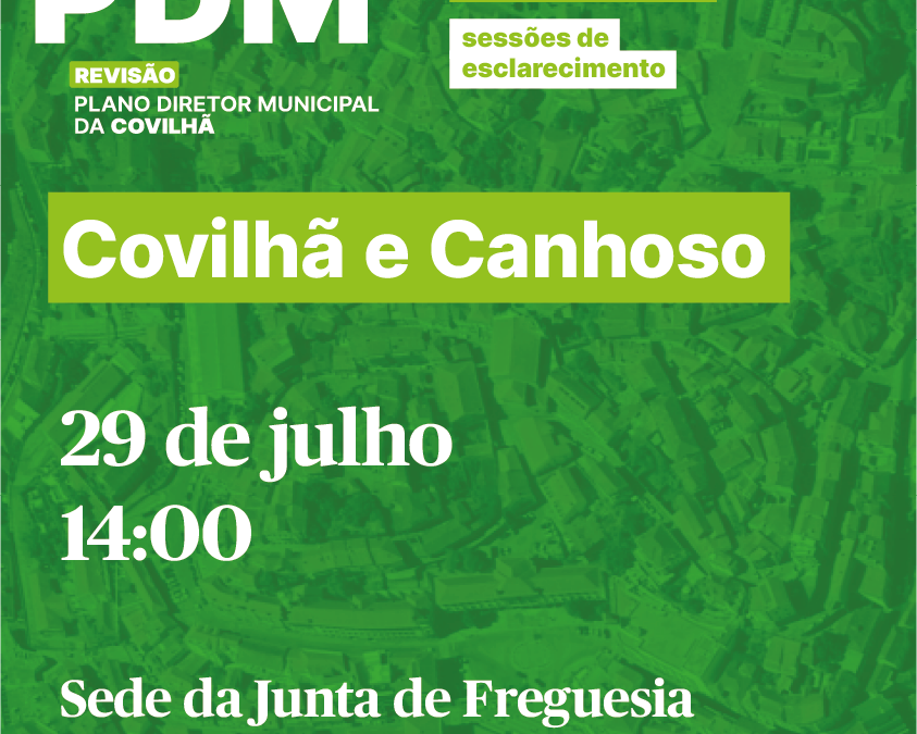 Sessão de Esclarecimento | PDM