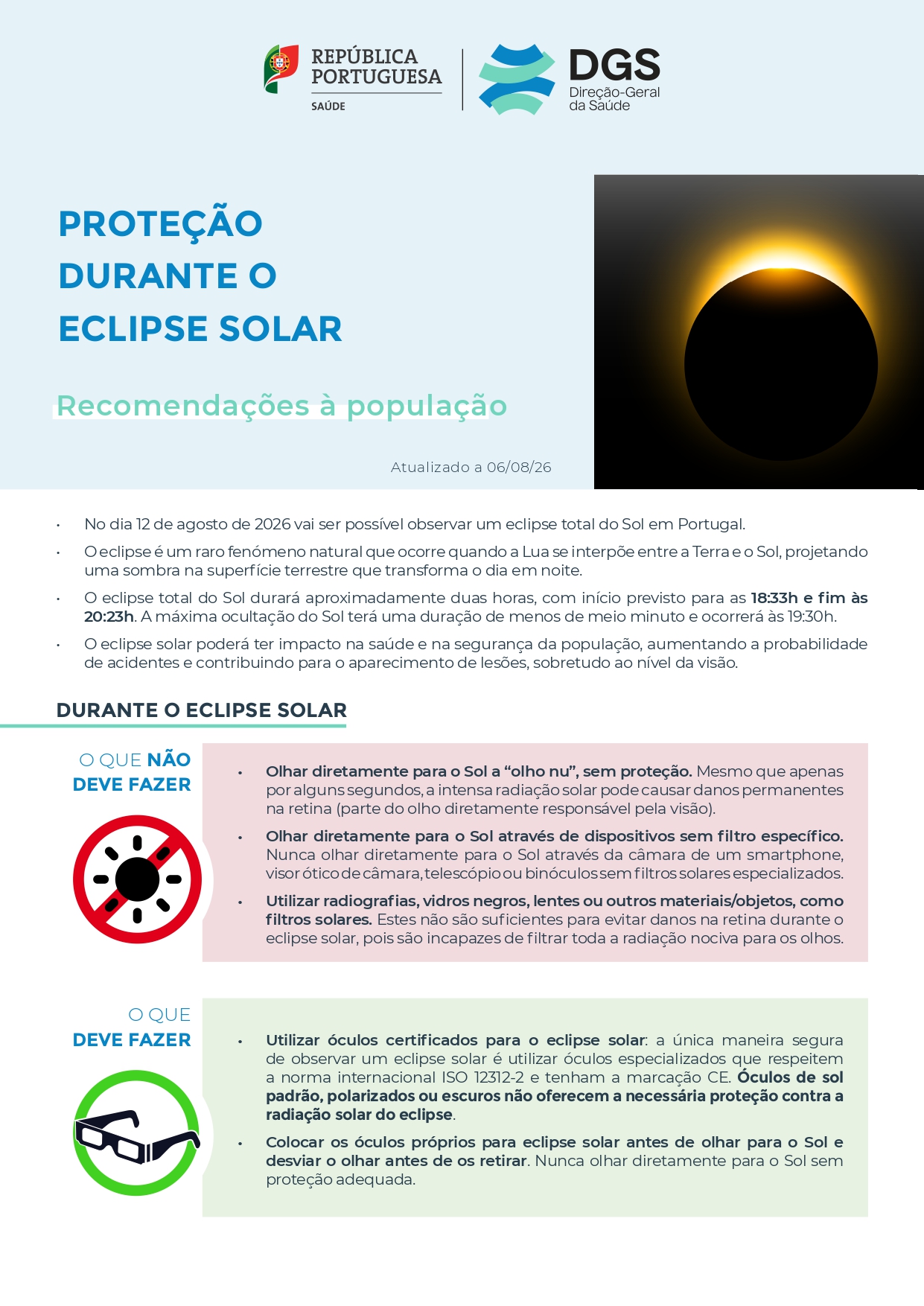 Proteção Durante o Eclipse Solar