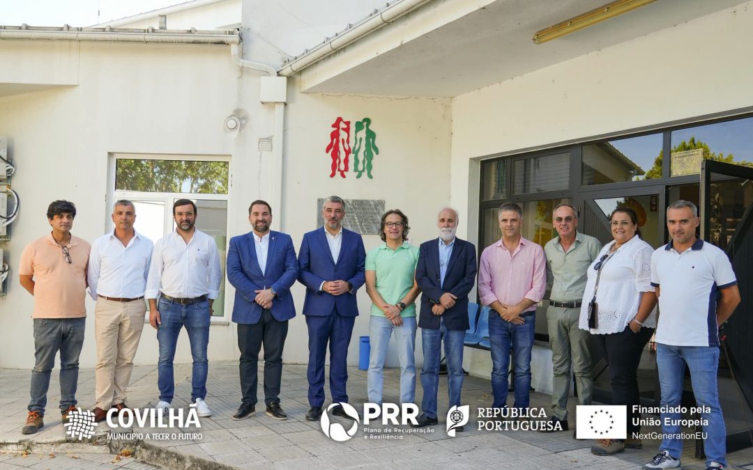 Visita às obras de requalificação do Centro de Saúde da Covilhã